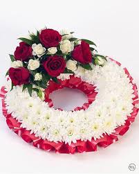 chrysanthemum round wreath