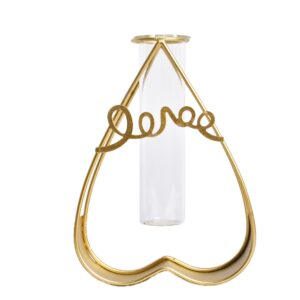 Love test tube vase